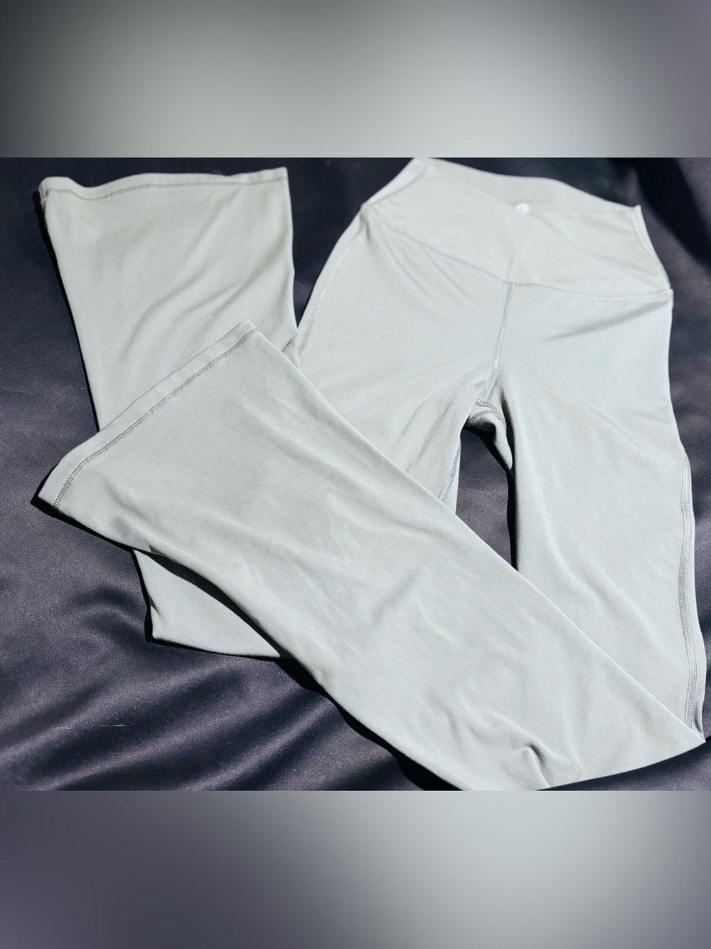 High-Waist Sage Green Women's Active Leggings